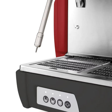 Close-up of Astoria Plus4You Advantage MB commercial espresso machine steam wand