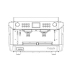 Astoria Plus4You Advantage MB commercial espresso machine technical drawing