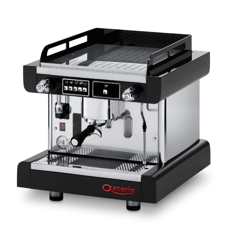 Astoria Practic Avante XTRA Espresso Machine 1 Group Black Front