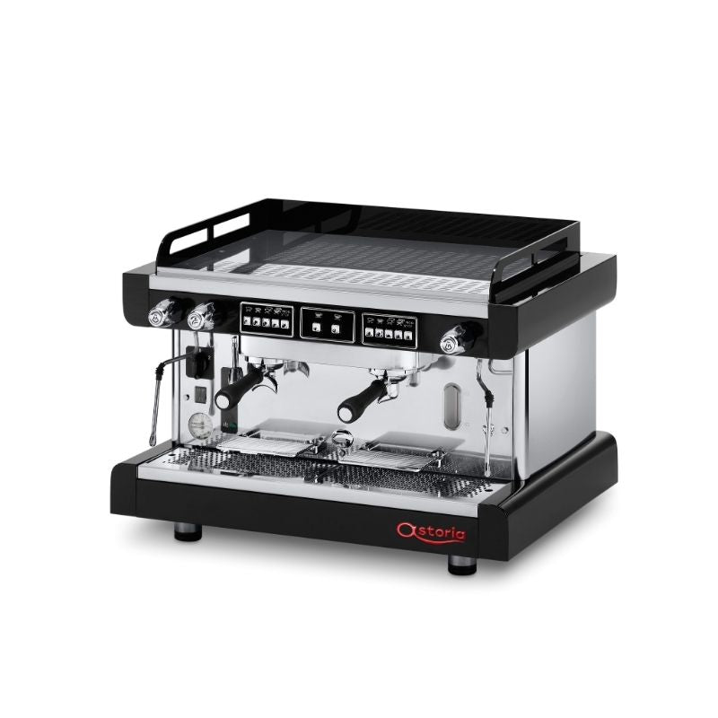 Astoria Practic Avante XTRA Espresso Machine 2 Group Black Front