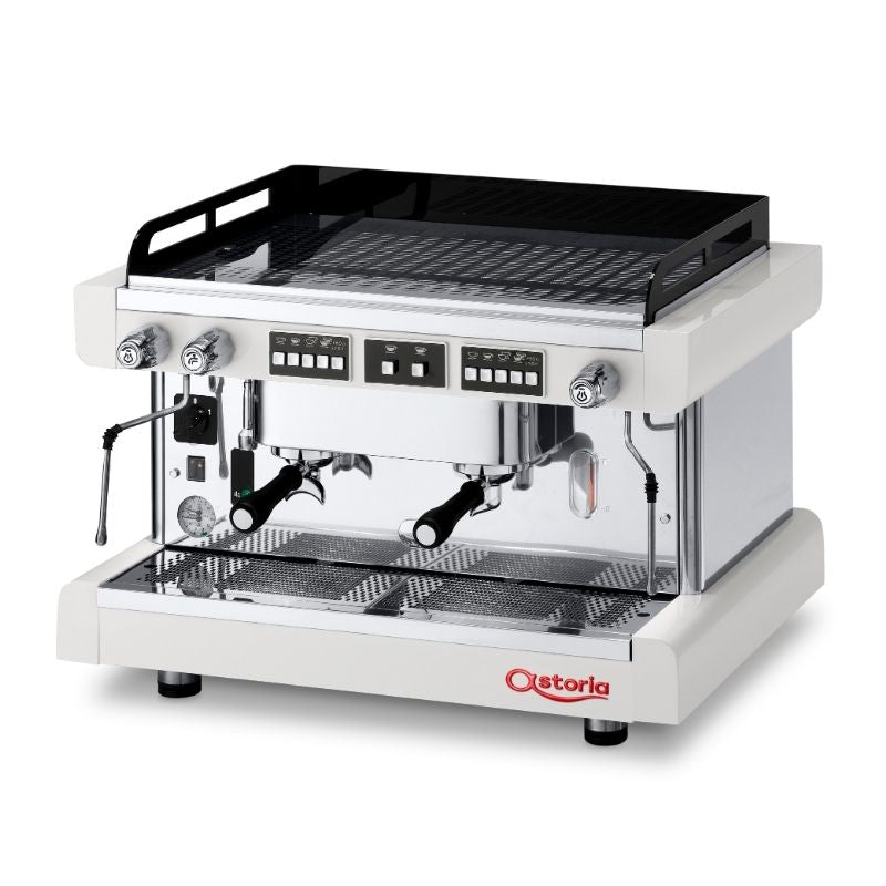 Astoria Practic Avante XTRA Espresso Machine 2 Group White Front