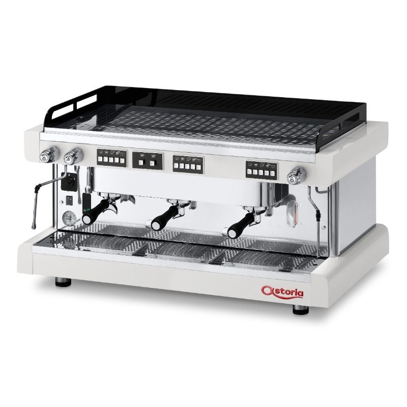 Astoria Practic Avante XTRA Espresso Machine 3 Group White Front