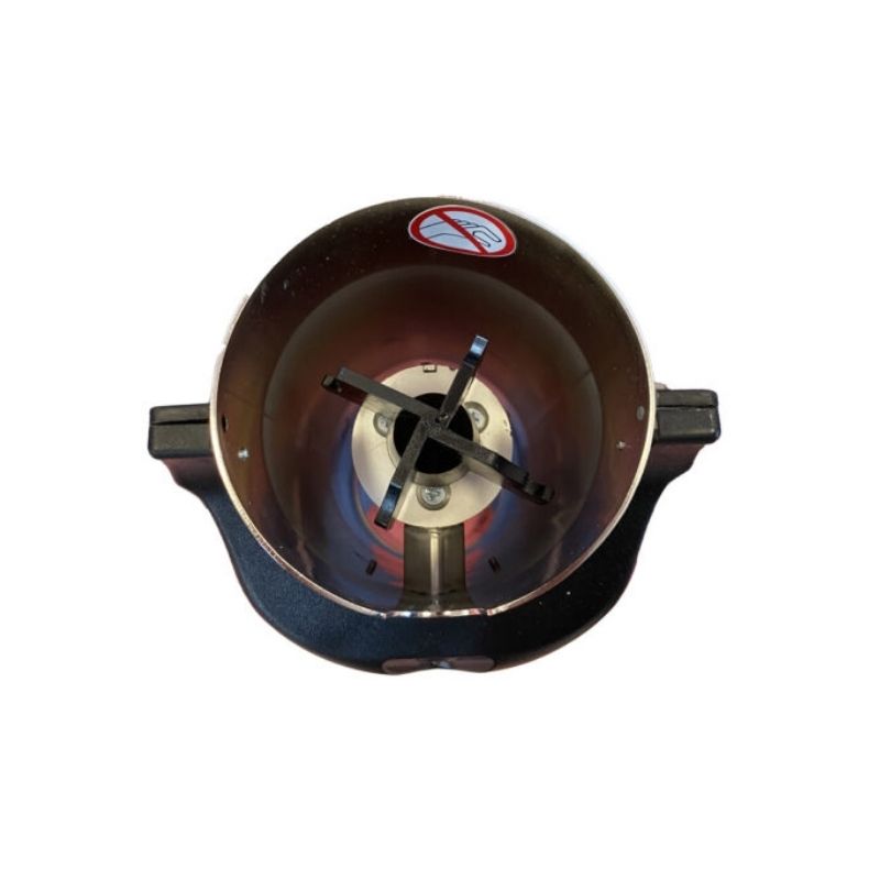 View from top of La Spaziale Portafilter Cleaner on white background