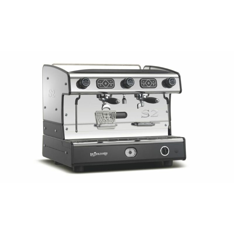 Front of La Spaziale S2 TA espresso machine on white background