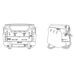 Technical drawing of a LaSpaziale S50 3.0 TA 2 group on a white background