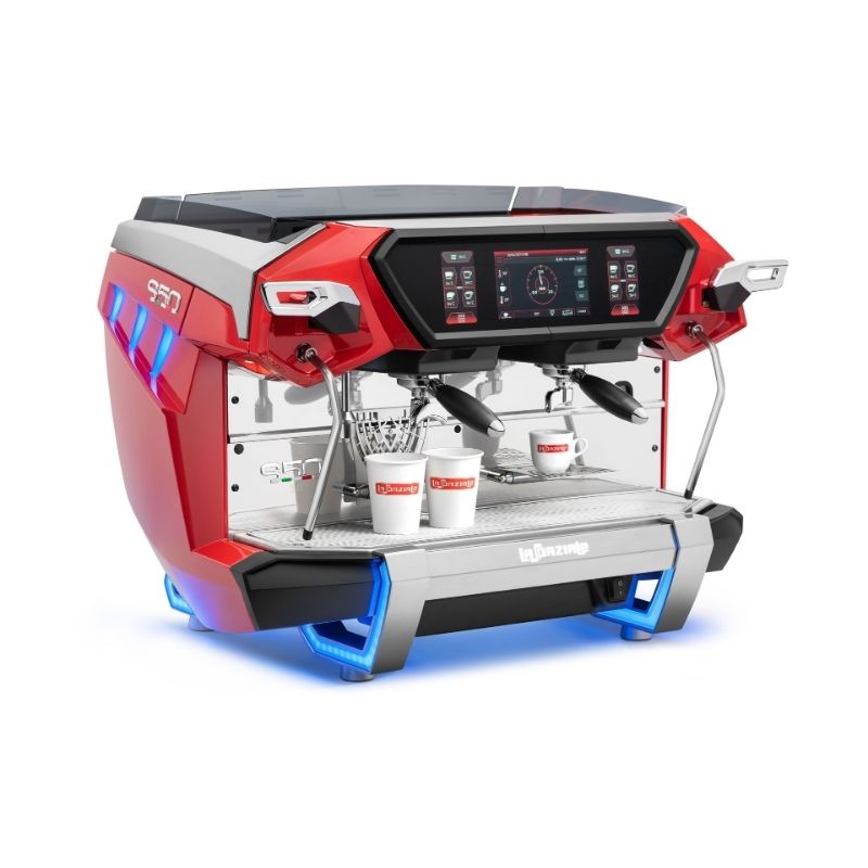 Front of Red La Spaziale S50 Performance TA 2 Group on a white background