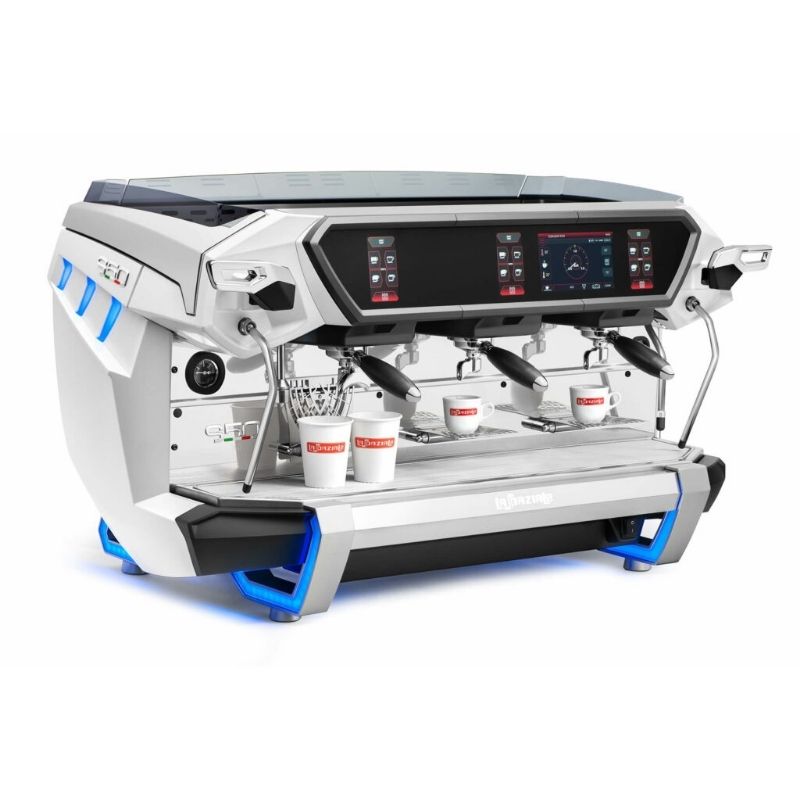 Front of White La Spaziale S50 Performance TA 3 Group on a white background
