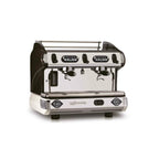 Front of black La Spaziale S9 Compact on white background