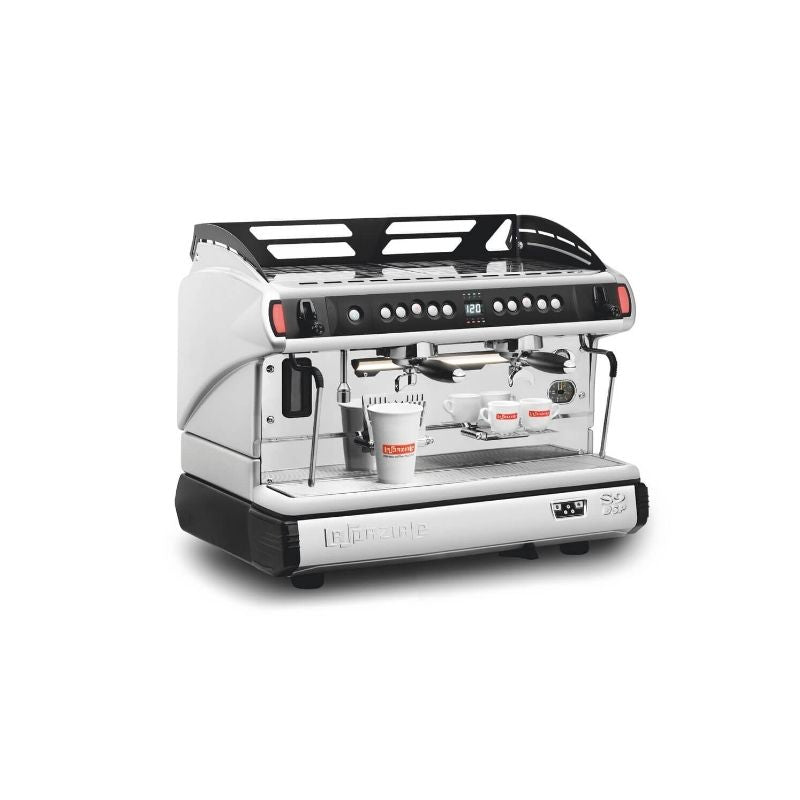 Front of white La Spaziale S9 DSP TA 2 Group on white background